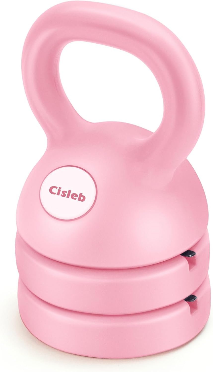 Adjustable Kettlebell Weight Set: 3-in-1 Kettlebells (5lbs 8lbs 12lbs) for Home Gym Full-Body Workout Strength Training Weight Loss | Good for Beginners