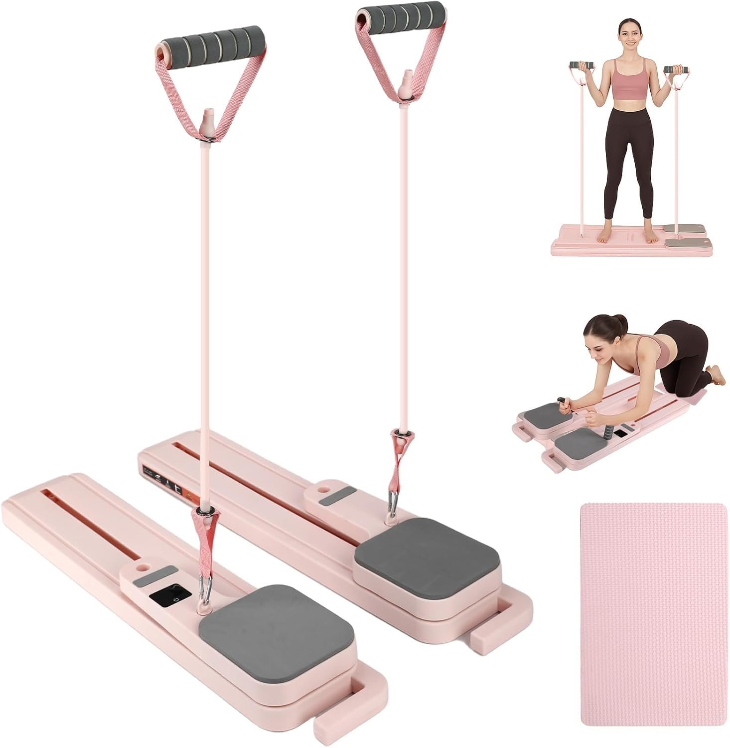 Pilates Board for Women Men – Home Fitness Equipment, Fat Loss and Body Shaping, Core Training, Portable Pilates Kit, Multi-Purpose Resistance Kit
