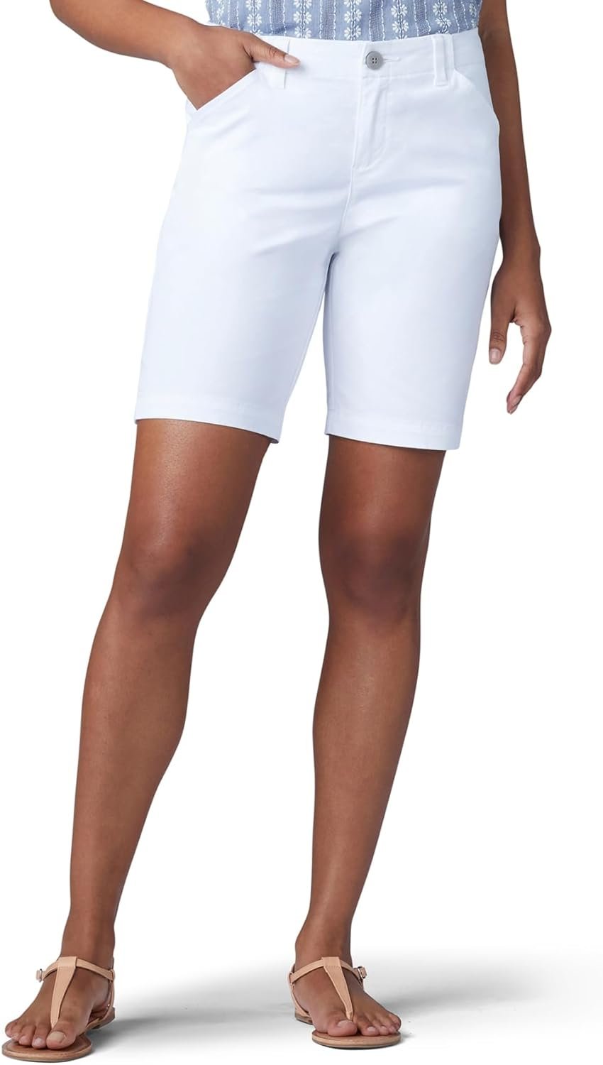 Lee Women’s Legendary 9″ Chino Bermuda Short