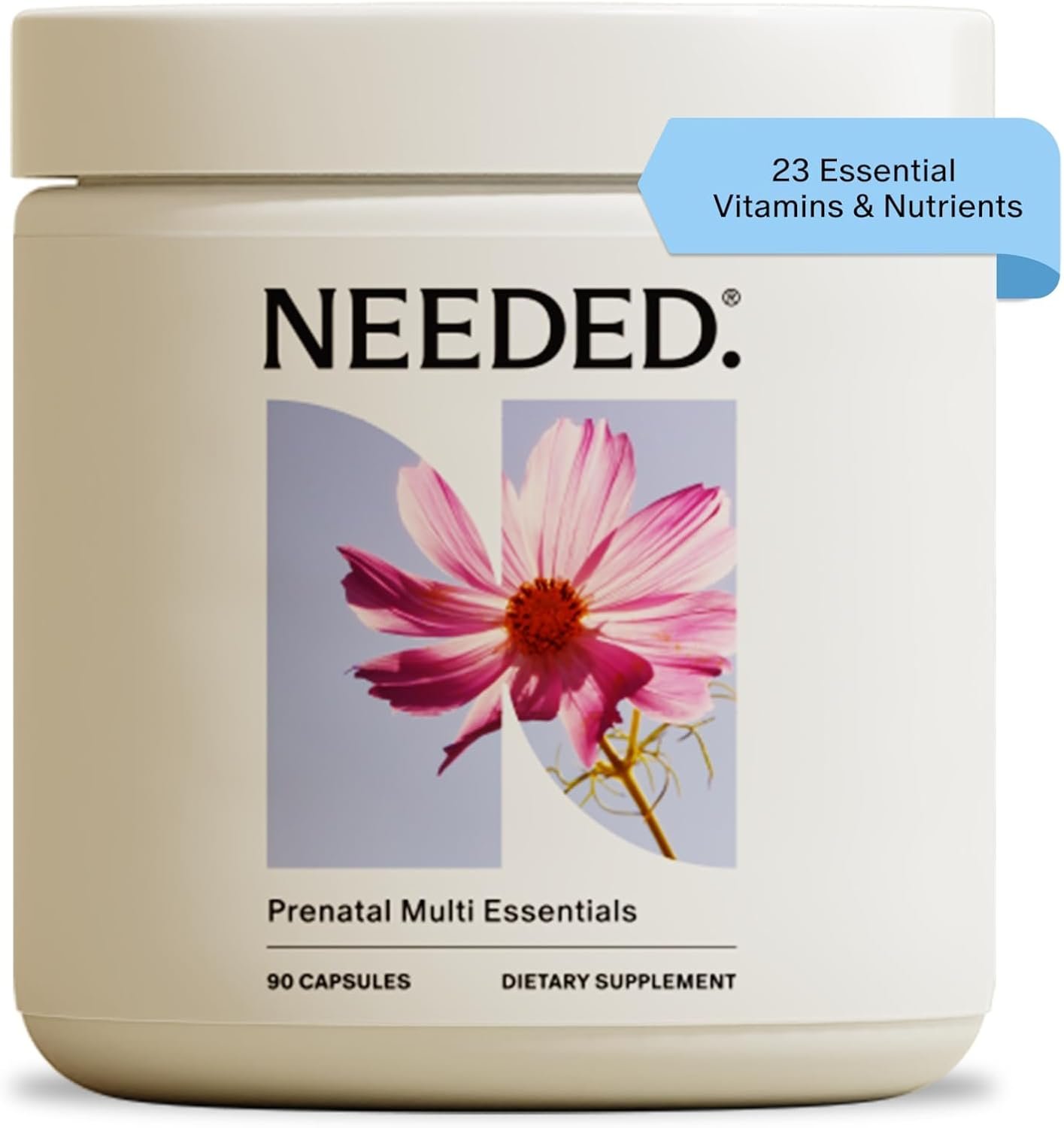Needed. Multivitamin for Prenatal | Prenatal Multi Essentials Capsule – Pregnancy, Breastfeeding, Postpartum | Expertly-Formulated & Third-Party Tested, | 30-Day Supply
