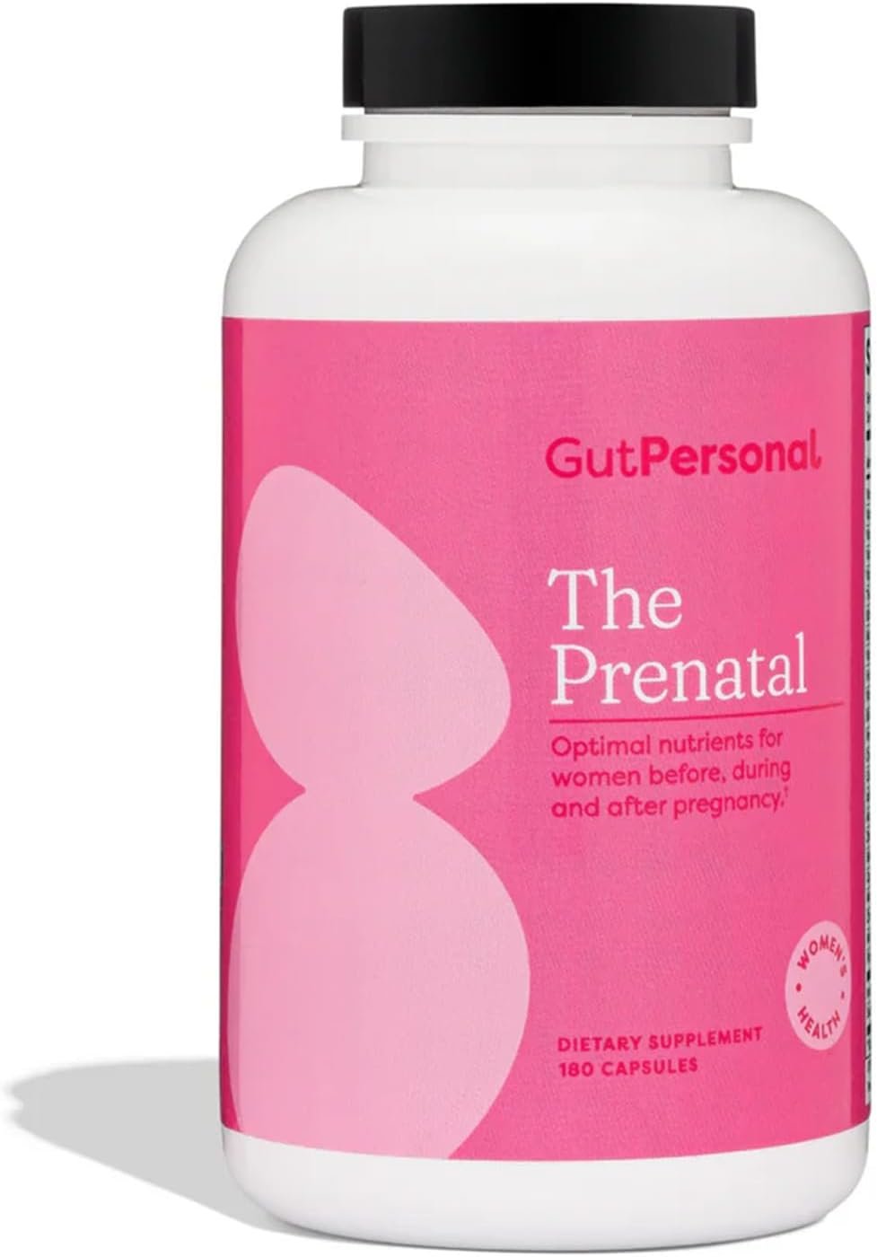 GutPersonal The Prenatal Supplement, Alleviates Morning Sickness and Contains Essential Nutrients Formulated to be The Complete Prenatal and Postnatal Support – 180 Capsules