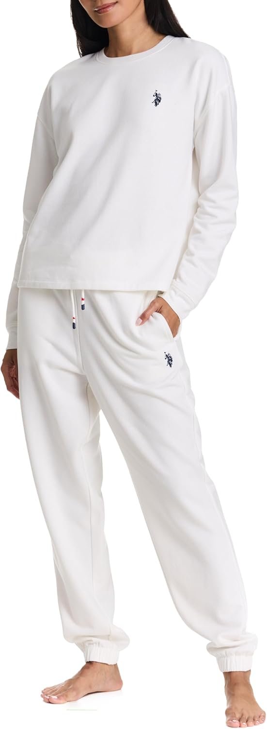 U.S. Polo Assn. Lounge Set Women, Athleisure and Lounge Pajama Sets for Women 2 Piece