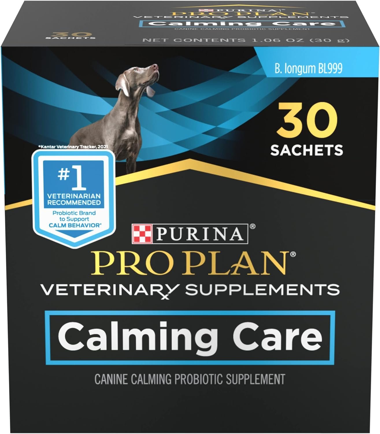 Purina Pro Plan Veterinary Supplements Calming Care – Calming Dog Supplements – 30 ct. Boxes