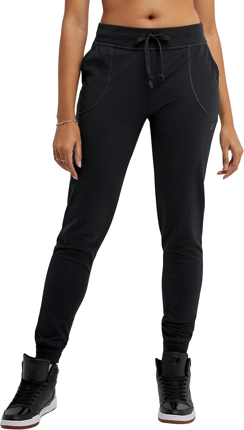 Champion Women’s Lounge Joggers, Pants, Standard Fit, Lightweight