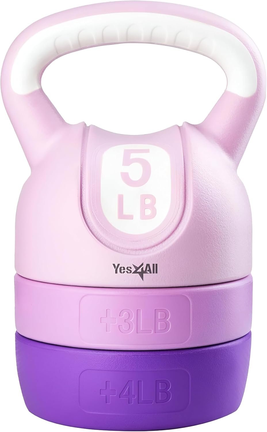 Yes4All Kettlebell Sets – Adjustable Kettlebell Set for Strength Training – Kettlebells Adjustable Weight for Versatile Workouts