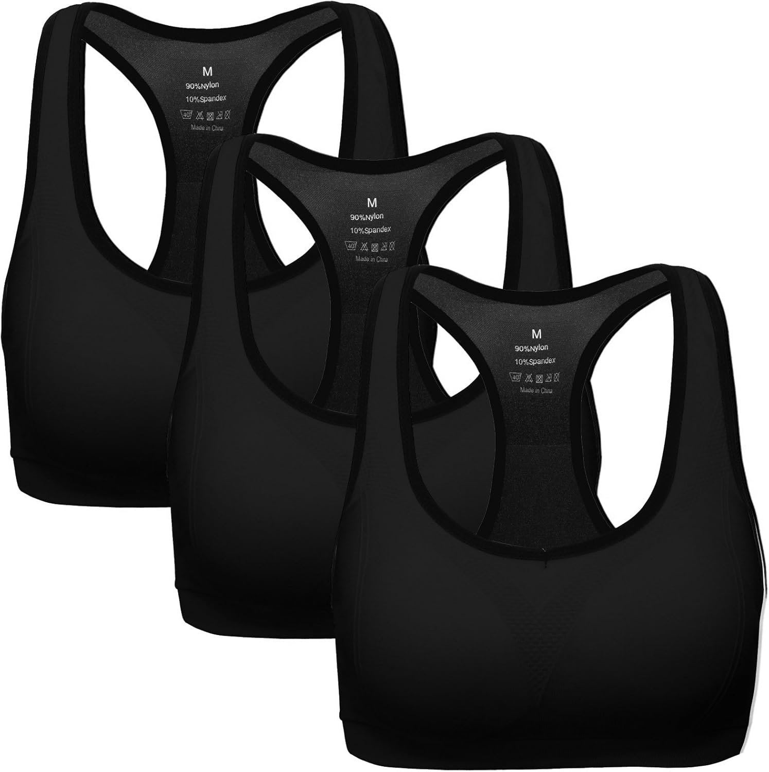 MIRITY Women Racerback Sports Bras – High Impact Workout Gym Activewear Bra