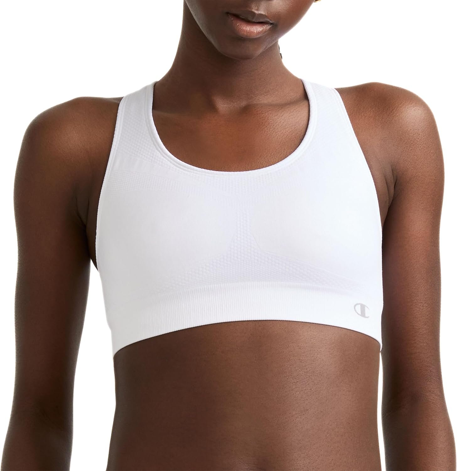 Champion Women’s Sports Bra, Infinity Racerback, Moderate Support, Seamless Sports Bra for Women
