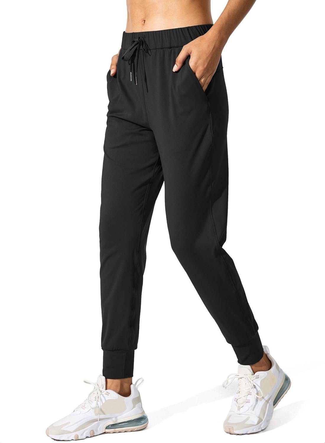 SANTINY Women’s Joggers Pants Pockets Drawstring Running Sweatpants for Women Lounge Workout Jogging