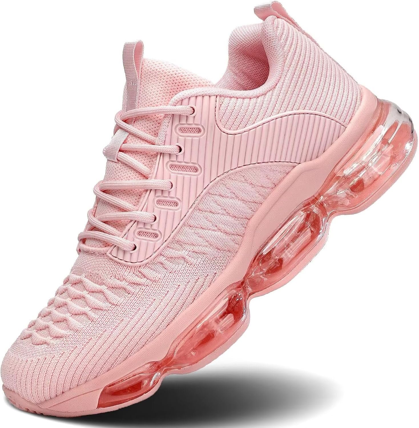 Womens Walking Running Shoes Air Cushion Breathable Fashion Tennis Sneakers Mesh Workout Casual Athletic Sports Gym