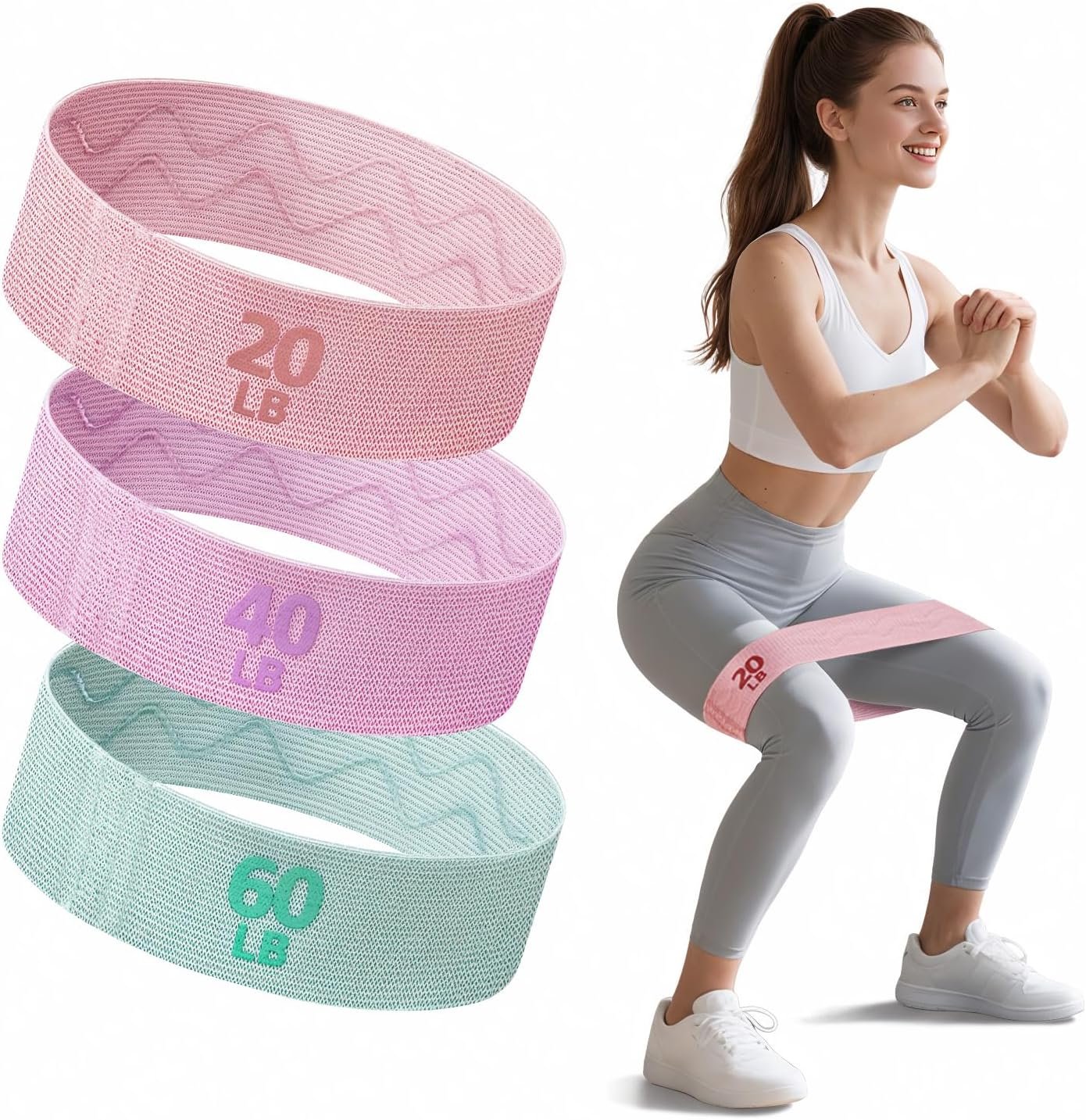 Resistance Bands, Exercise Band for Sport, Leg Strength Training, Resistance Bands for Exercise