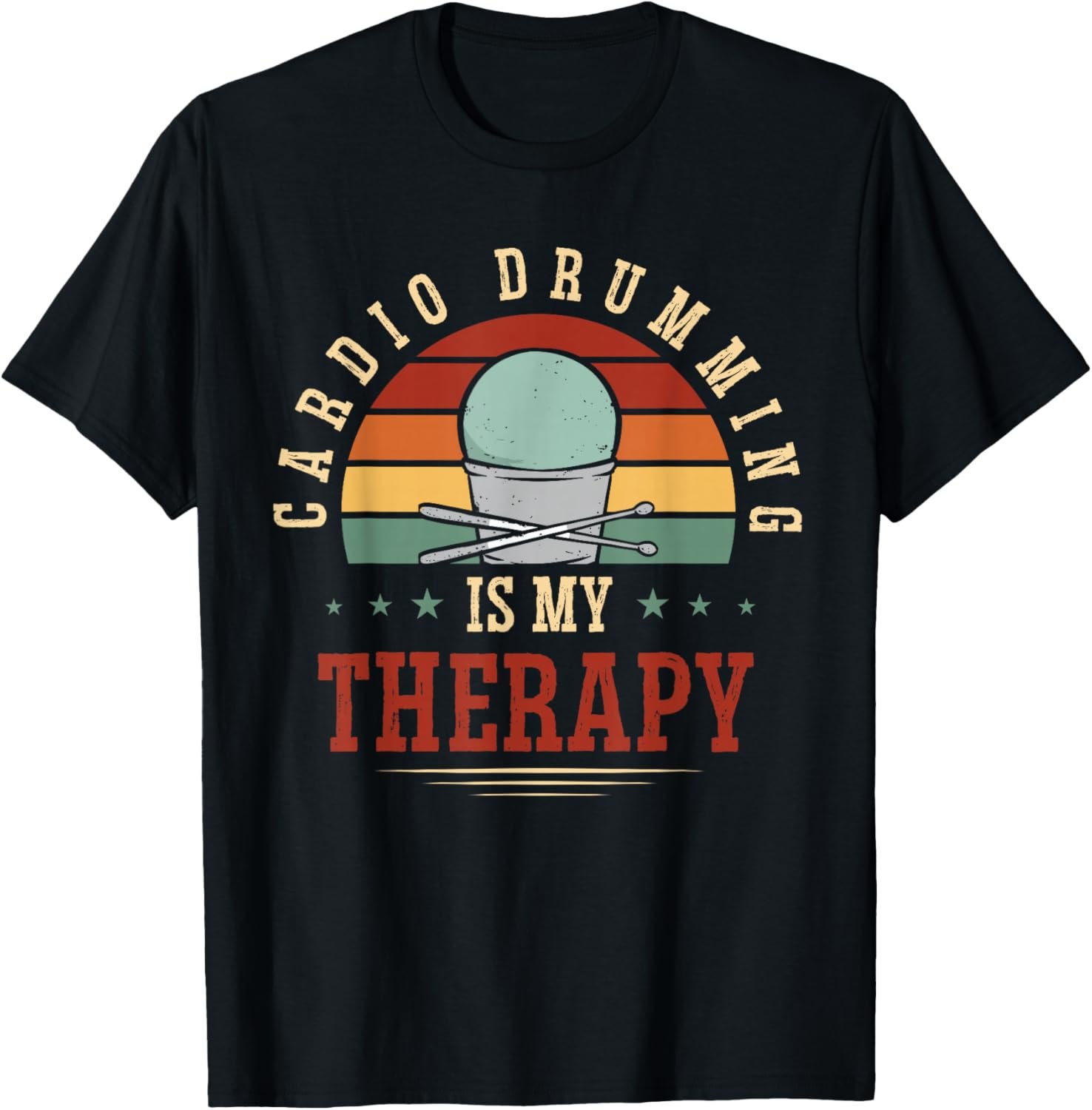Cardio Drumming Gym Fitness Class Workout T-Shirt