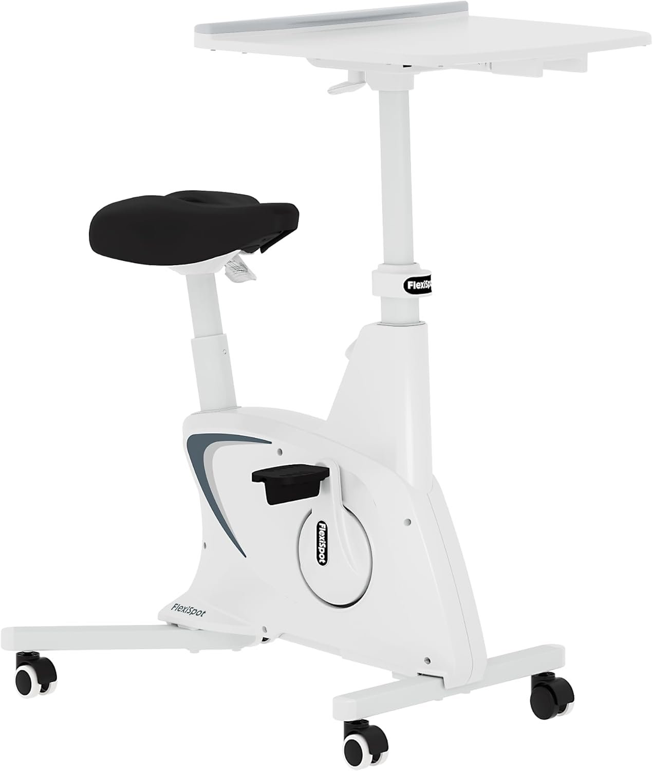 FLEXISPOT Exercise Bikes for Home, Space Saving Under Desk Bike, Stationary Bikes Indoor Bikes with Flywheel 300LBS Heavy Duty, Optional LCD/2D Desktop/8-Level Resistance, V8/V9/V9-MAX