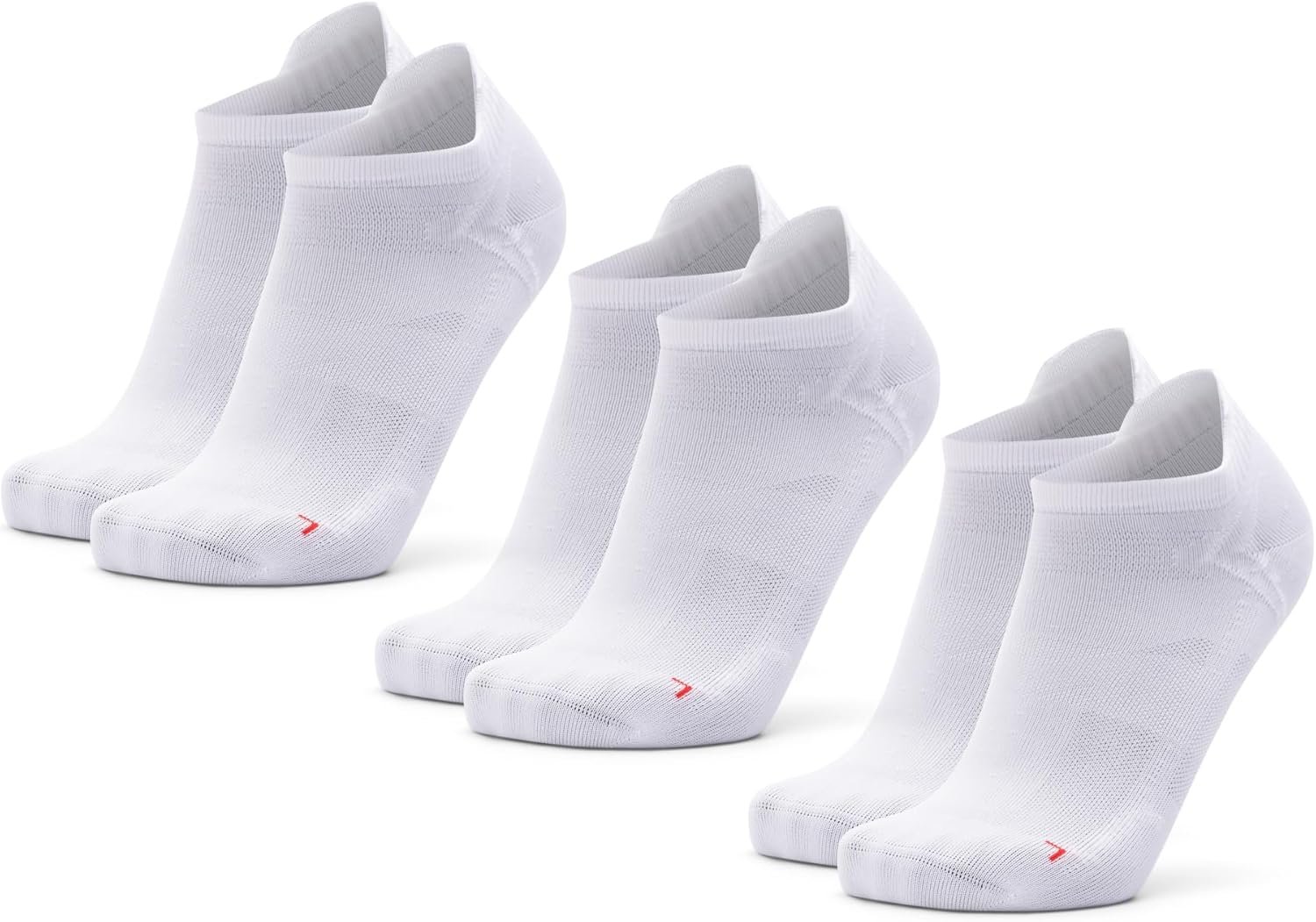 DANISH ENDURANCE Low-Cut Athletic Socks – Breathable Fast-Dry Running & Gym Workout Socks for Men & Women, 3 & 5-Pack