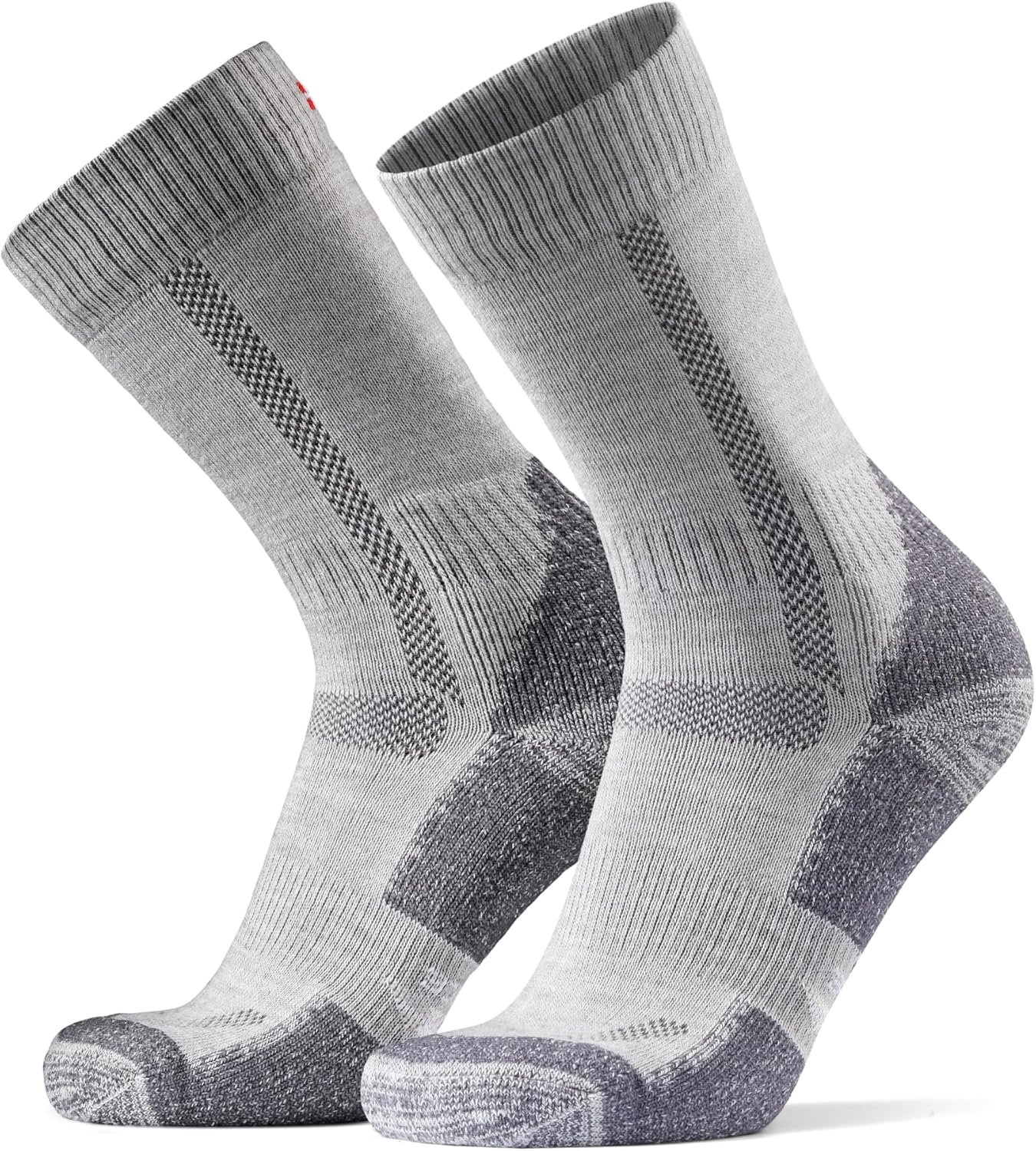 DANISH ENDURANCE Hiking Socks, Merino Wool Socks, Anti Blister, Thermal, for Men & Women, 1-Pack