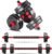 Adjustable-Dumbbells-Sets,Free Weights-Dumbbells Set of 2 Convertible To Barbell A Pair of Lightweight for Home Gym,Women and Men Equipment