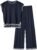 Ekouaer Womens Matching Sets Knit Sweater Sets 2 Pieces Outfits Pullover Tops Wide Legs Pants Lounge Set