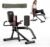 Hip Abductor Machine for Women/Men, Compact Glute Machine & Leg Exercise Equipment with Resistance Band, 6-Level Adjustable Booty Builder Machine for Home Gym