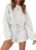 MEROKEETY Women’s 2025 Fall Oversized Batwing Sleeve Lounge Sets Casual Top and Shorts 2 Piece Outfits Sweatsuit