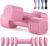Zempox Adjustable Dumbbell Set, 4 in 1 Free Weight Dumbbell Set for Women, Hand Weight for Women at Home, Each 2lb 3lb 4lb 5lb with TPU Soft Rubber Handle for Home Gym Aquatic Fitness Equipment,Purple