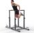K KiNGKANG Dip Bar Station Set, 9 Level Adjustable, 1200lbs Heave Duty Dip Station for Full Body Workout Fitness,Functional Parallettes Bars
