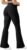 Women’s Yoga Pants Bootcut Flare Leggings Flared Bell Bottom Leggings High-Waisted Workout Pants Tummy Control