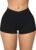 BORIFLORS Women’s Sexy Workout Gym Biker Elastic Waist Booty Shorts