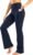 28″/30″/32″/34″ Inseam Women’s Bootcut Yoga Pants Long Bootleg High-Waisted Flare Pants with Pockets