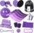 Pilates Essentials Kit for Women, Yoga Exercise Equipment Set for Home Workouts with Mini Ball, Resistance Bands, Sliding Disks & Accessories – Fitness Set for Yoga & Pilates Beginners