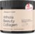 Designs for Health Whole Beauty Collagen – Collagen Peptides, Silica & Biotin Powder to Support Hair Skin and Nails – Support Hair Strength & Fullness (30 Servings)
