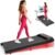 2.5HP Walking Mat with Incline pad, Under Desk Treadmill, Walking Treadmill with Remote, 3 in 1 Low Noise Small Mini Portable Walking Mat with Led Screen, Compact Treadmills for Home, 265lbs Capacity