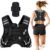 Sportneer Weighted Vest Woman: 8lb/12lb/15lb/20lb/25lb Weight Vest for Walking with Phone Bag, Adjustable Women Weighted Vest for Running Rucking Vest for Jogging Strength Training Weight Loss