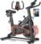 Exercise Bike, Adjustable Magnetic Resistance Stationary Bikes for Home with App Compatible, Quiet Indoor Cycling Bike with 350lbs Weight Capacity Comfortable Seat, Digital Monitor & Phone Mount