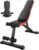 Adjustable Weigh Bench, Workout Bench for Home Gym, Adjustable & Foldable Workout Bench, Bench Press Sit up Incline Flat Decline (Black)