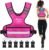 Weighted Vest for Women and Men, 5-10lb/11-20lb/18-30lb Adjustable Weighted Vest with Reflective Strip, Body Weight Vest for Walking, Running, Fitness, Strength Training