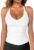 iGENJUN Workout Tops for Women Racerback Basic Tank Summer 2025 Camisole V Neck Slim Fit Ribbed Sleeveless