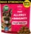 Mighty Petz MAX Dog Allergy Relief Chews – Itch Relief with Colostrum, Probiotics & Immune Support for Seasonal Allergies & Itchy Skin