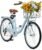 VEVOR Women Bike, 7-Speed and 1-Speed, 24-26 Inch Pink and Light Blue Beach Cruiser Bike, with Large Capacity Basket and Rear Rack, Adjustable Seat, Fits for Cycling, Exercise & Shopping