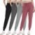 GAYHAY 4 Pack Joggers for Women – Ultra-Soft Lightweight Women Sweatpants with Pockets for Lounge Yoga Workout