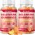 Selenium Supplement for Thyroid Support Gummies 200mcg as Energy Booster for Women and Men, Peach Flavor (60 Count（Pack of 2)