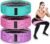 Exercise Bands, 3 Levels Fabric Resistance Bands for Working Out, Workout Bands Resistance for Women & Men, Multi-Colored Fabric Booty Bands